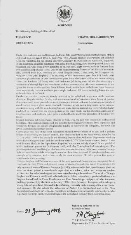 Listing documentation (pdf)