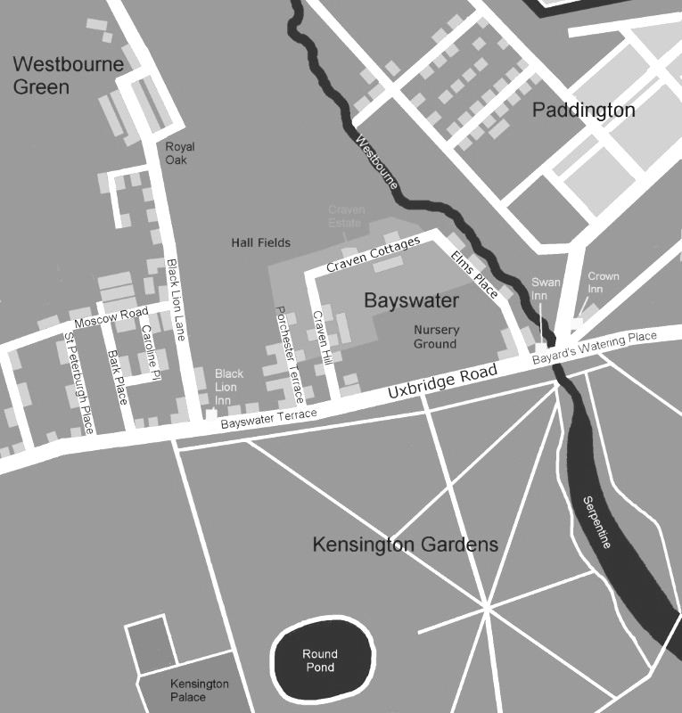 Bayswater in 1825